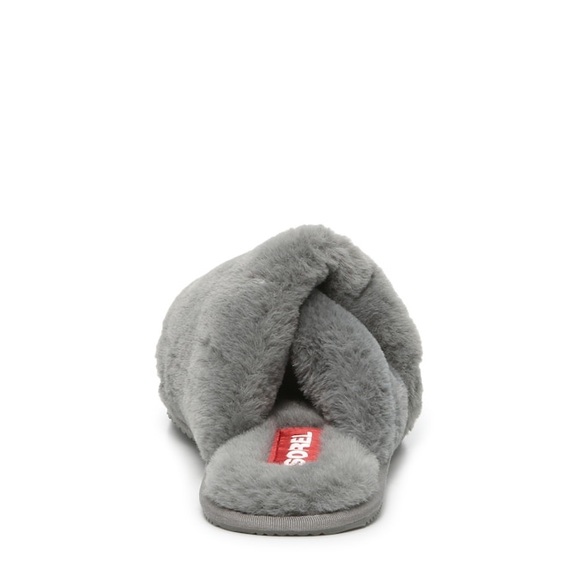 SOREL Go Mail Run Slide Fur Slipper Grey Size 8 - Picture 4 of 9